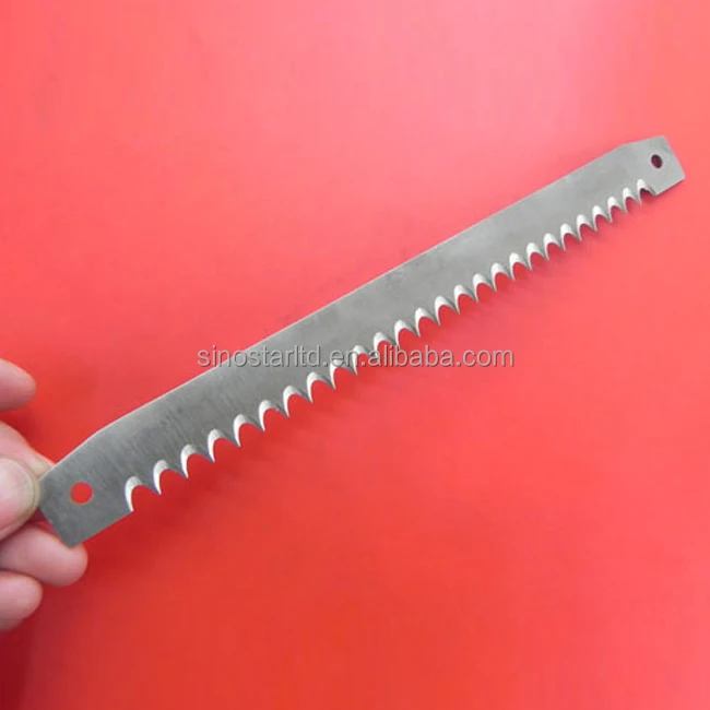 Зубчатое режущее лезвие для упаковочной машины