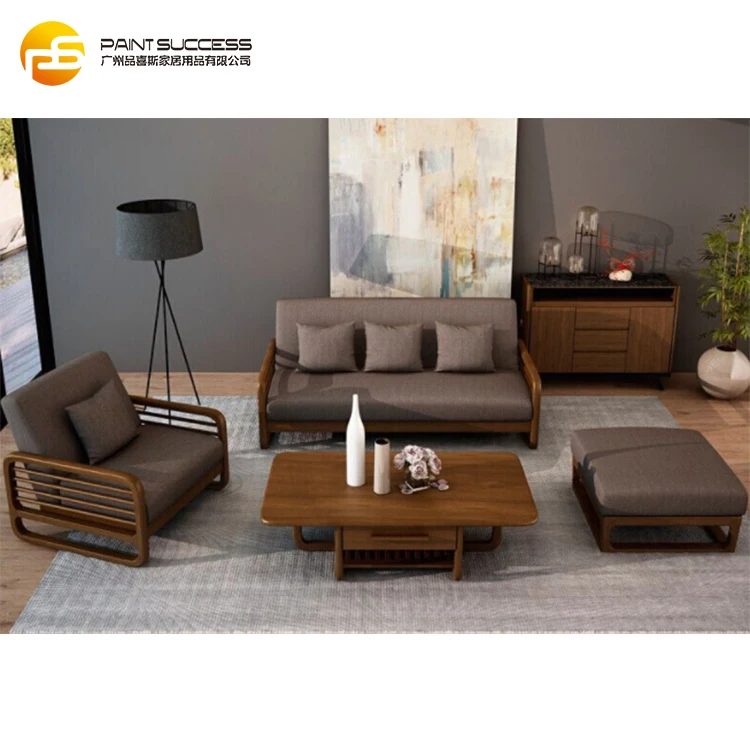 Custom Factory Price Wooden Sofa Design,Wood Sofa Furniture,Solid Wood Sofa Set