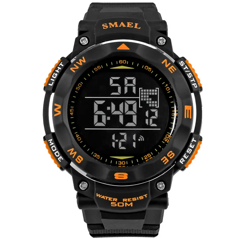 SMAEL mutil function  men watch 1235  digital men sport watch waterproof