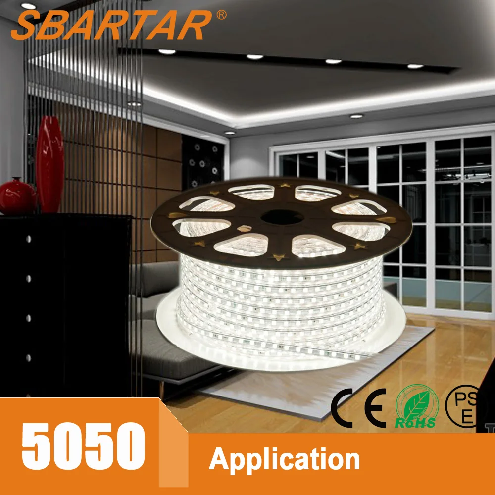 Высокое качество короткие из светодиодов света водить прокладки SMD5050 санан чип из светодиодов фары веревки