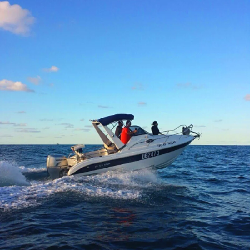 Waterwish QD 20.5 CABIN Fiberglass Cabin Motor Boat Cruiser