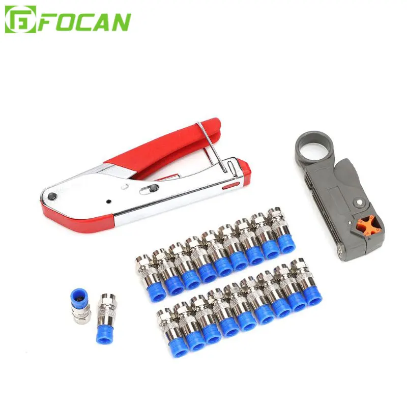 High quality Universal Compression Tools for BNC RCA F coaxial cable & connector RG59 RG6 RG11