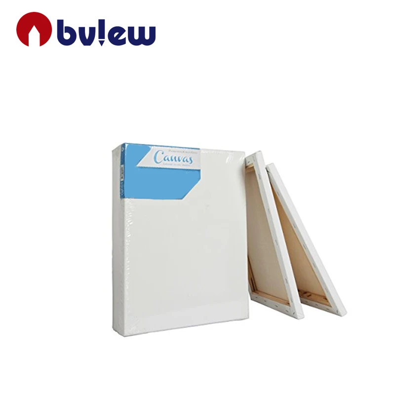 
Amazon hot selling 18x24 inch artist white stretched canvas 