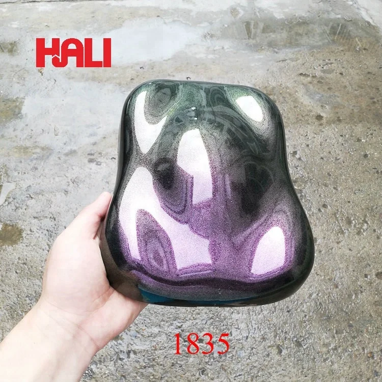 Chameleon pearl pigment with chrome mirror effect ,auto car paint colors,item:1835,color:Green/Gold/Red