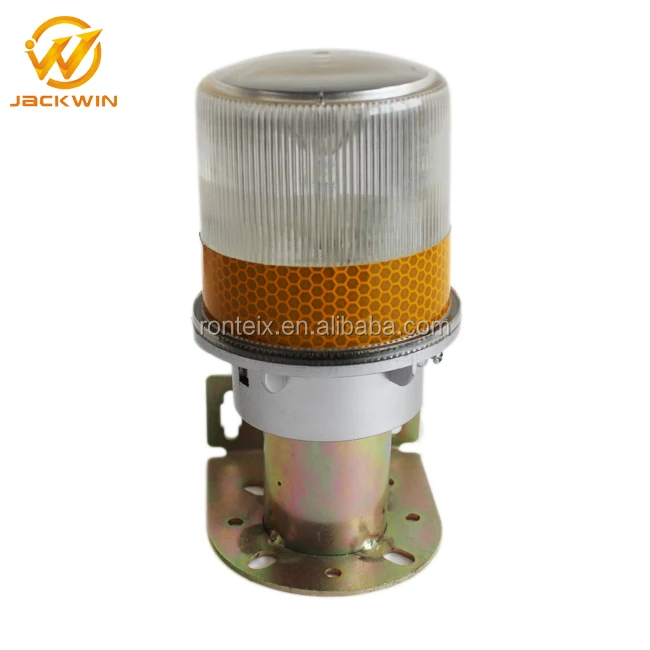 Solar LED Flashing Traffic Marine Warning Light / Solar Blinker Light
