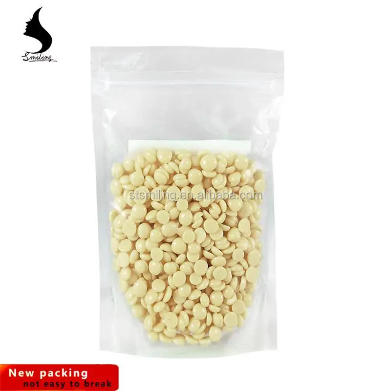 
100g Depilatory Wax Pellet Hot Film Hard Wax Beans Female Hair Removal No Strip Plainess Hard Wax 
