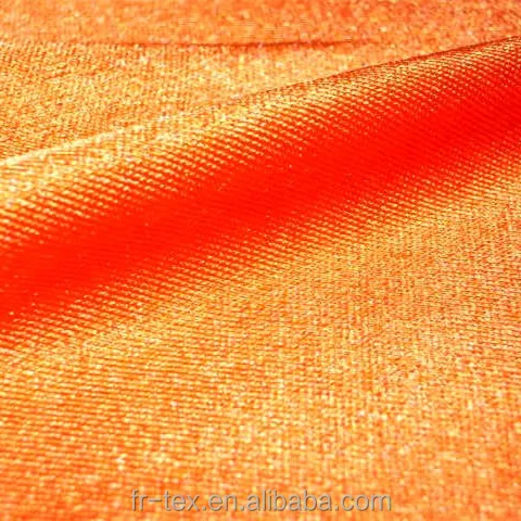 Fashionable sportswear bright shiny stretch fabric 84% nylon 16% spandex