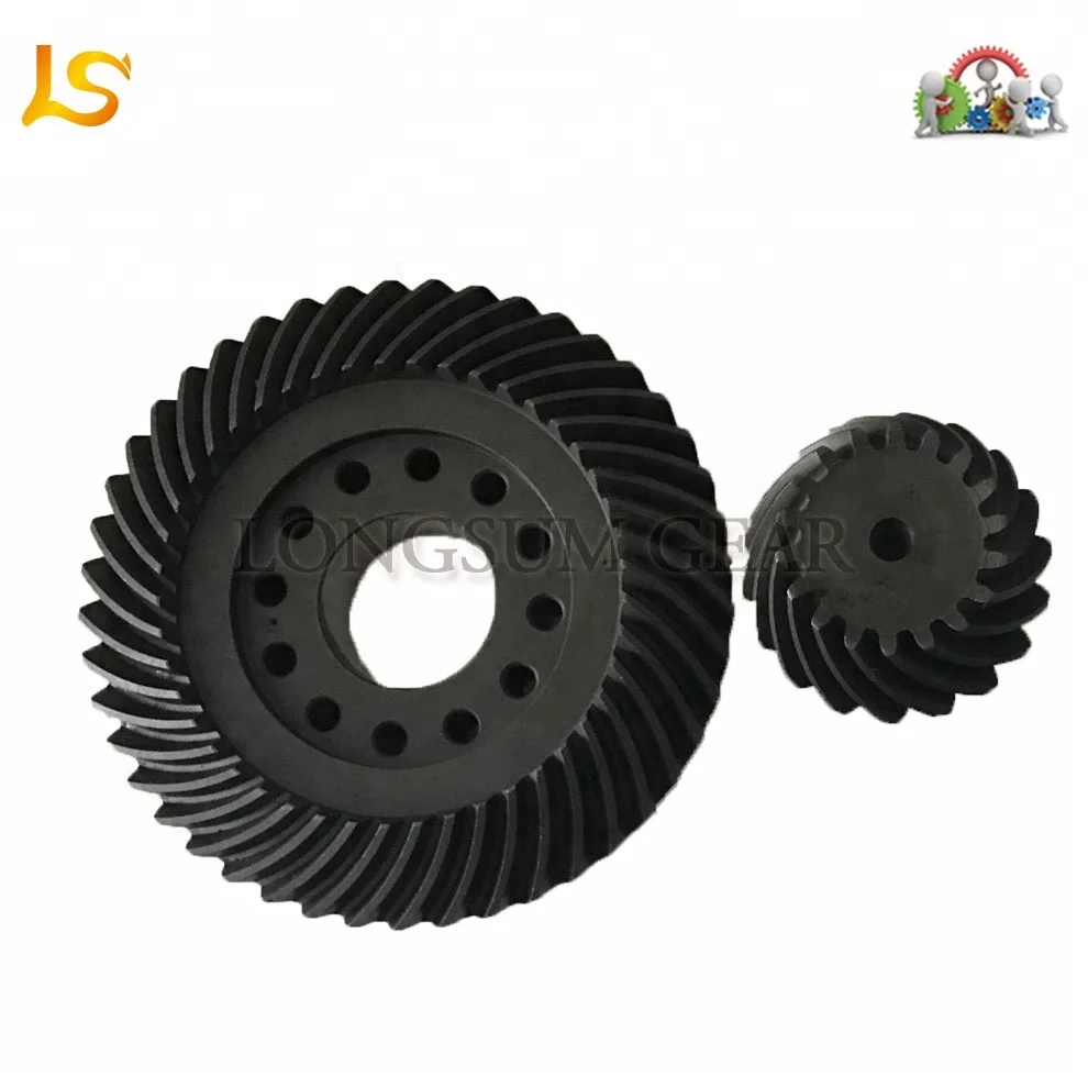 
High precision customized spiral bevel gear for sewing machine 