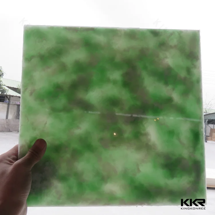 Beautiful Acrylic Solid Surface Effective onyx Translucent  Artificial Stone Sheets