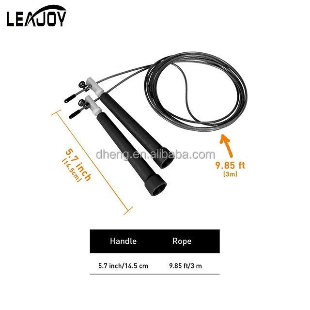 High Quality Speed Crossfit Adjustable 4 Colors Jump Rope With Bearing In Handle