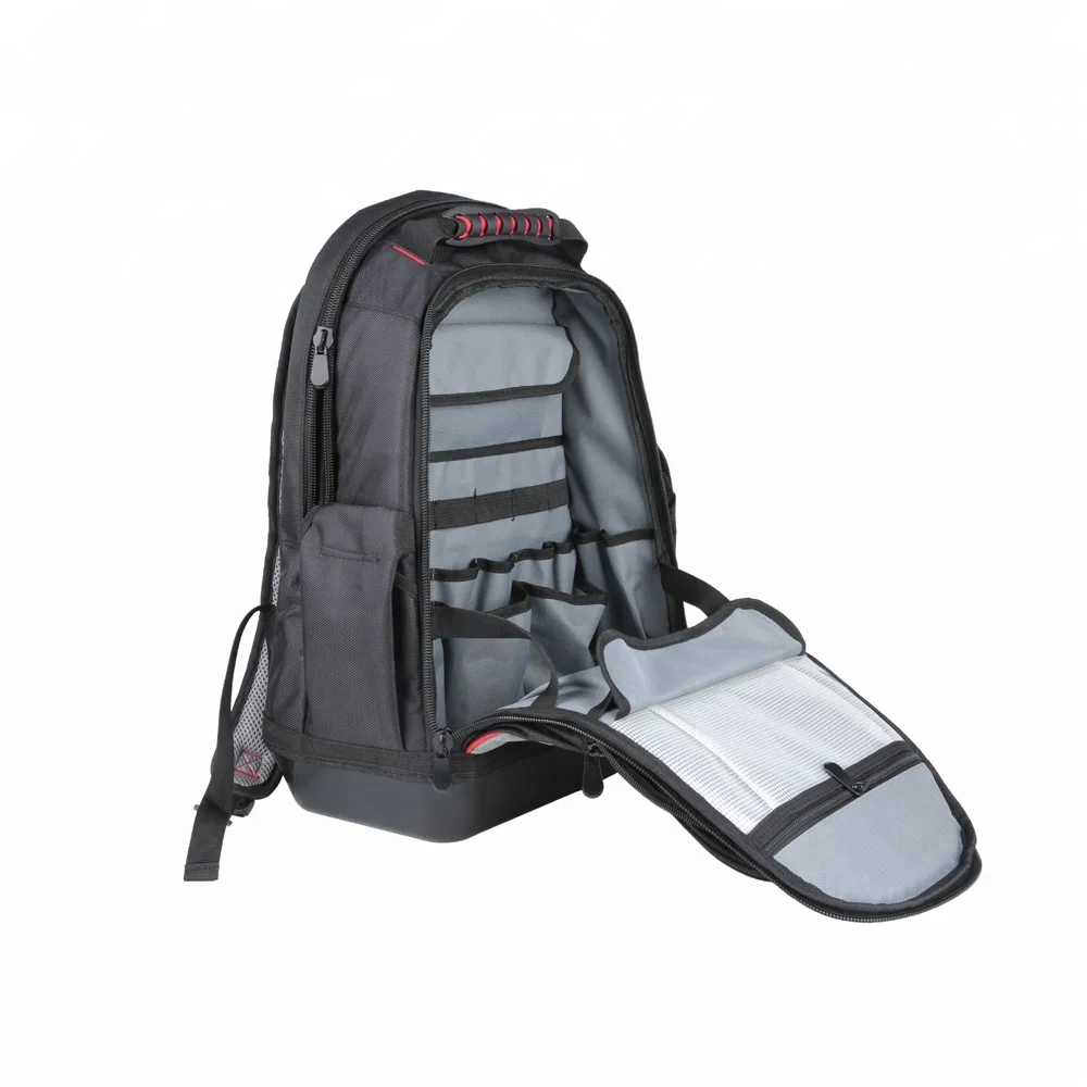 Customizable Finely Processed 1680D Polyester Wear Resistant Tools Back Bag