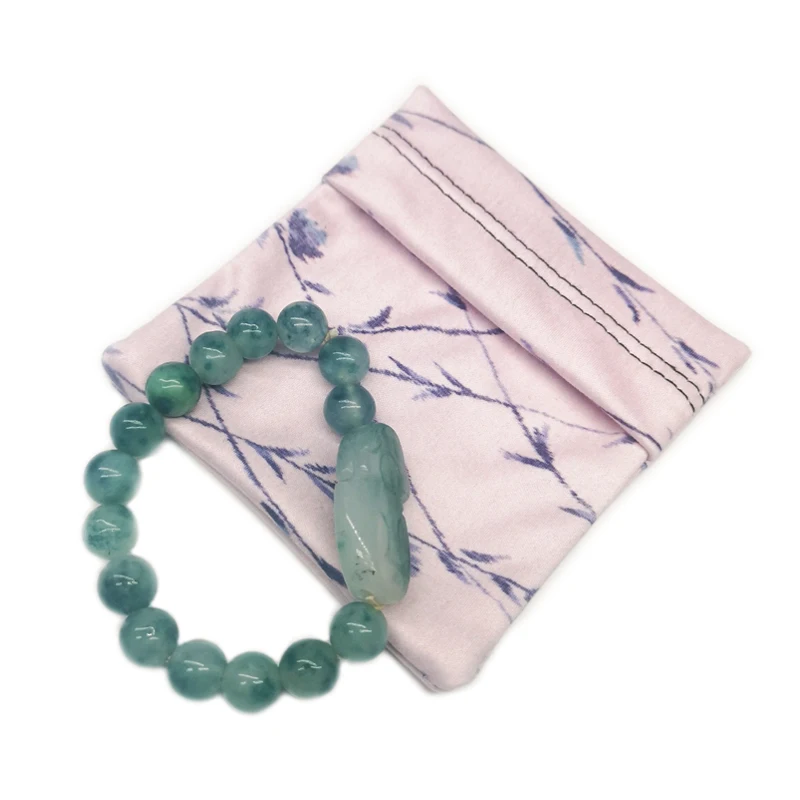 Custom Soft Stitch Microfiber Jewelry Pouch Bag