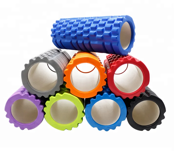 vibrating foam roller High Density EVA Hollow Fitness vibrating rollers Kit Massage