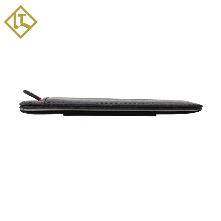 
OEM RFID blocking front pocket minimalistic leather credit card wallet mens slim wallet travel card holder 