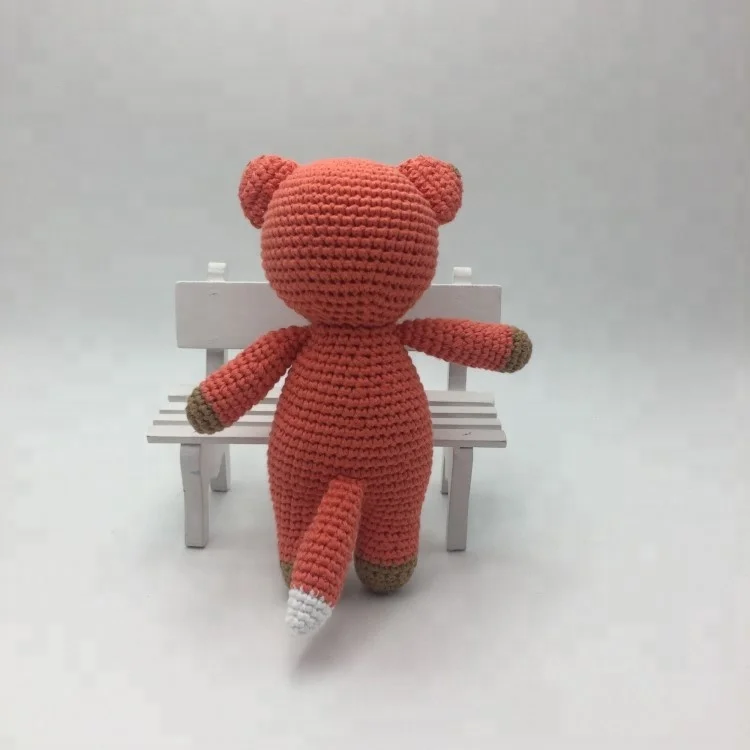 Wholesale baby crochet amigurumi plush teddy bear 100% handmade knitted toys