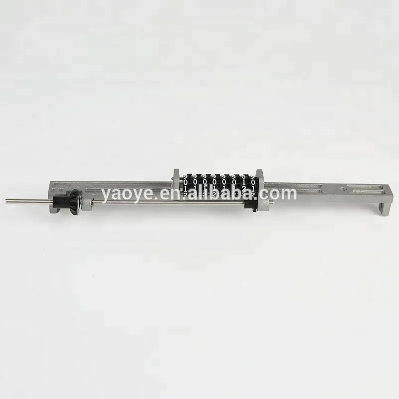 7 digit mechanical counter flowmeter register counter totalizer for fuel dispenser