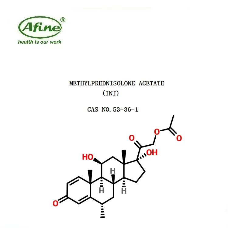 
Pharmaceutical ingredient METHYLPREDNISOLONE ACETATE CAS 53-36-1 