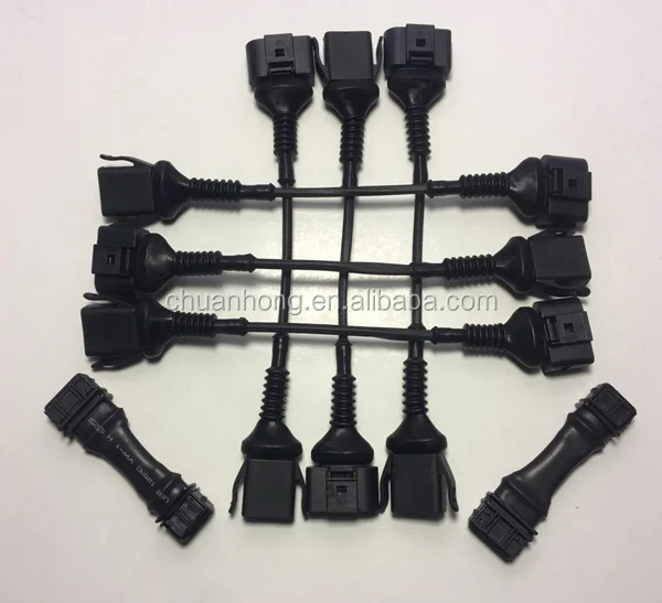 Audi TFSI Factory Ignition Coil Replacement Ignition Control Module Remove Harness Conversion with ICM Delete Wiring loom