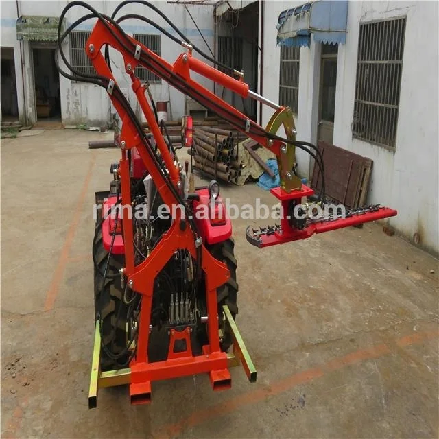 hydraulic hedge cutter for 3 ton range mini digger / hedge trimmer