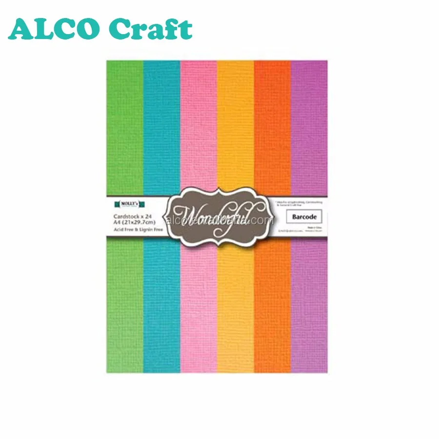 12x12 inch 216g embossed textured cardstock paper