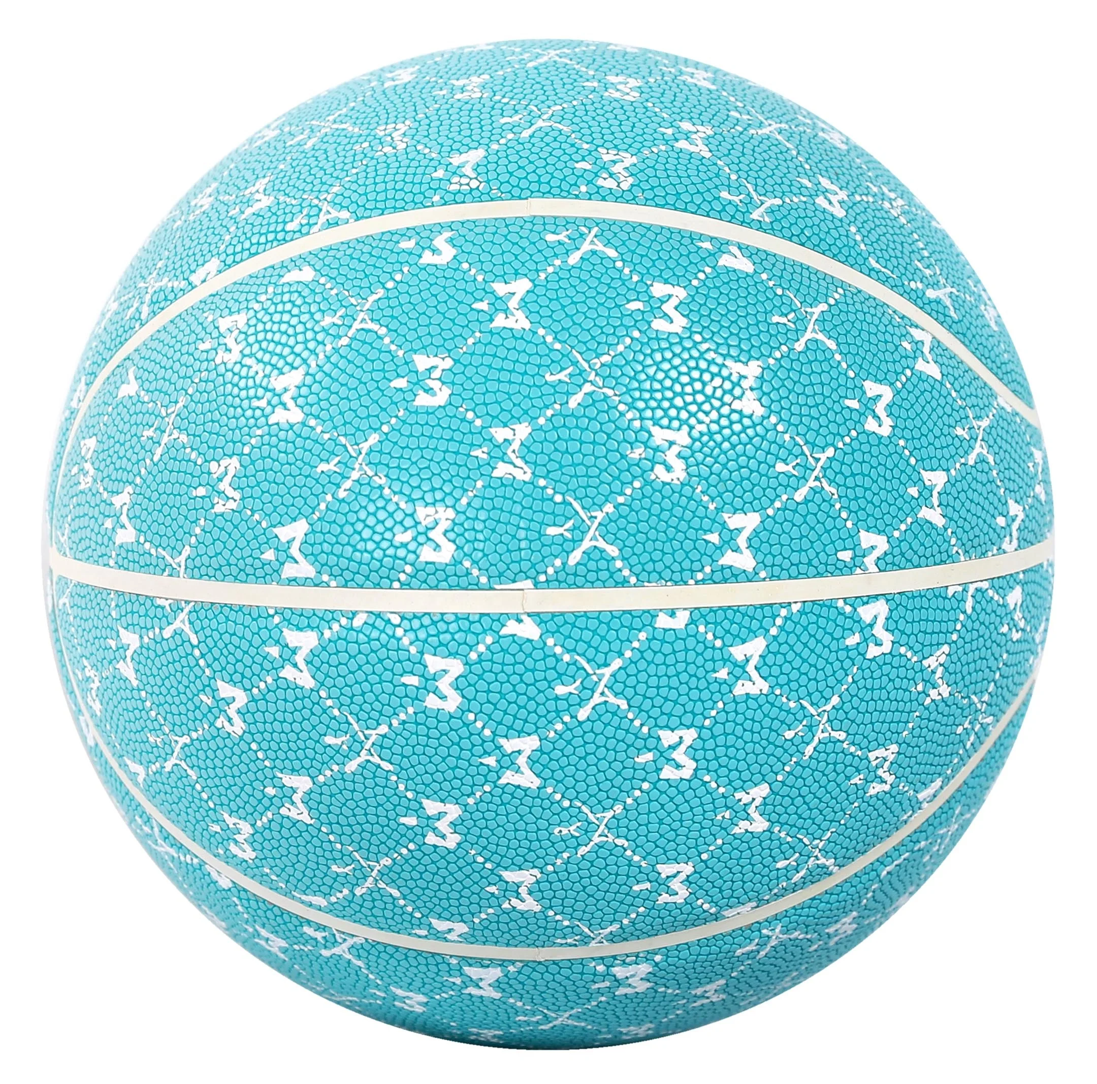 Starbury 3 pattern screen printed leather basketball