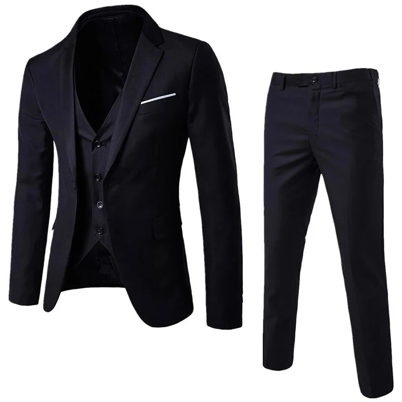 Waistcoat For Men Design Men Red Suit Suits Slim Fit Set For Men