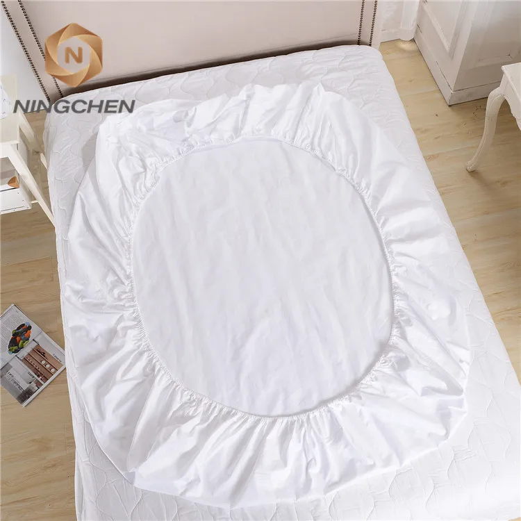 
Plain White Cotton Massage Table Cover Sets Flat Bed Fitted Sheets 