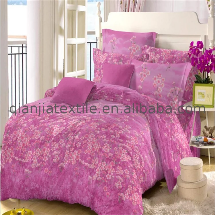 China Best 100% cotton material duvet cover set  cotton fabric oem floral printed fabrics