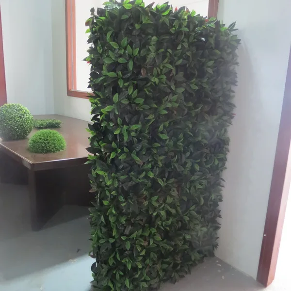 LSWS16012001 custom garden decorative landscaping artificial boxwood fence hedge with inside structure