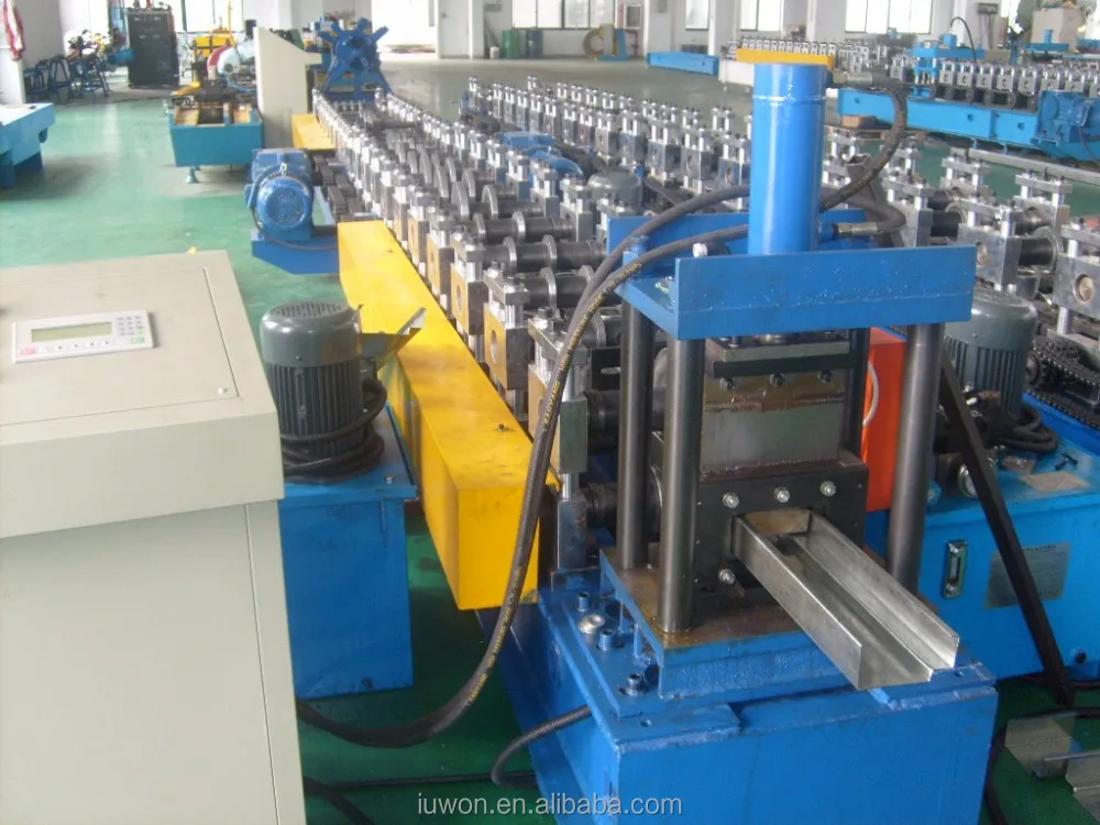 Durable Steel Door Profile Roll Making Machine/Metal Roller Door Frame Production Line