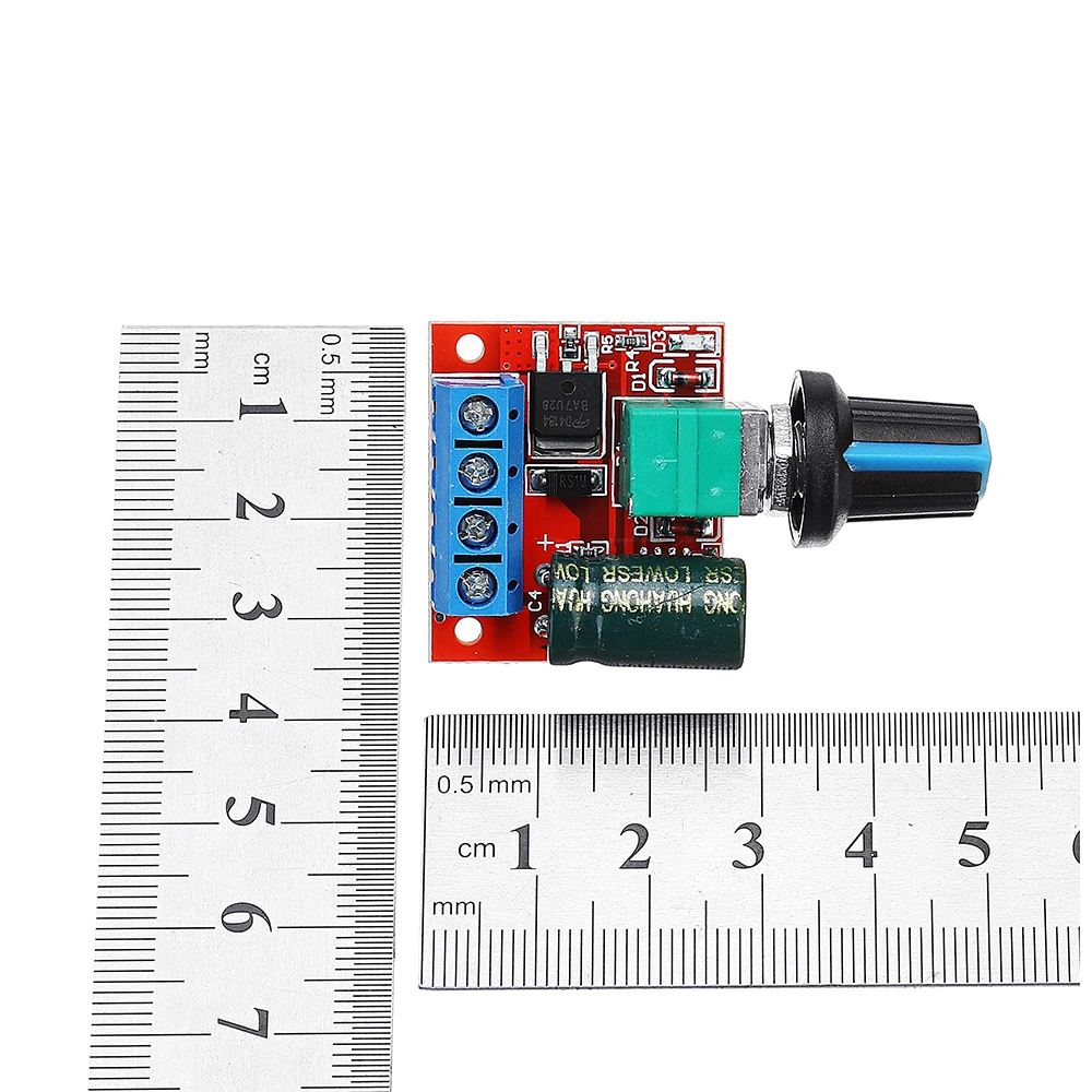 Mini DC Motor PWM Speed Controller 4.5V-35V LED Dimmer Switch