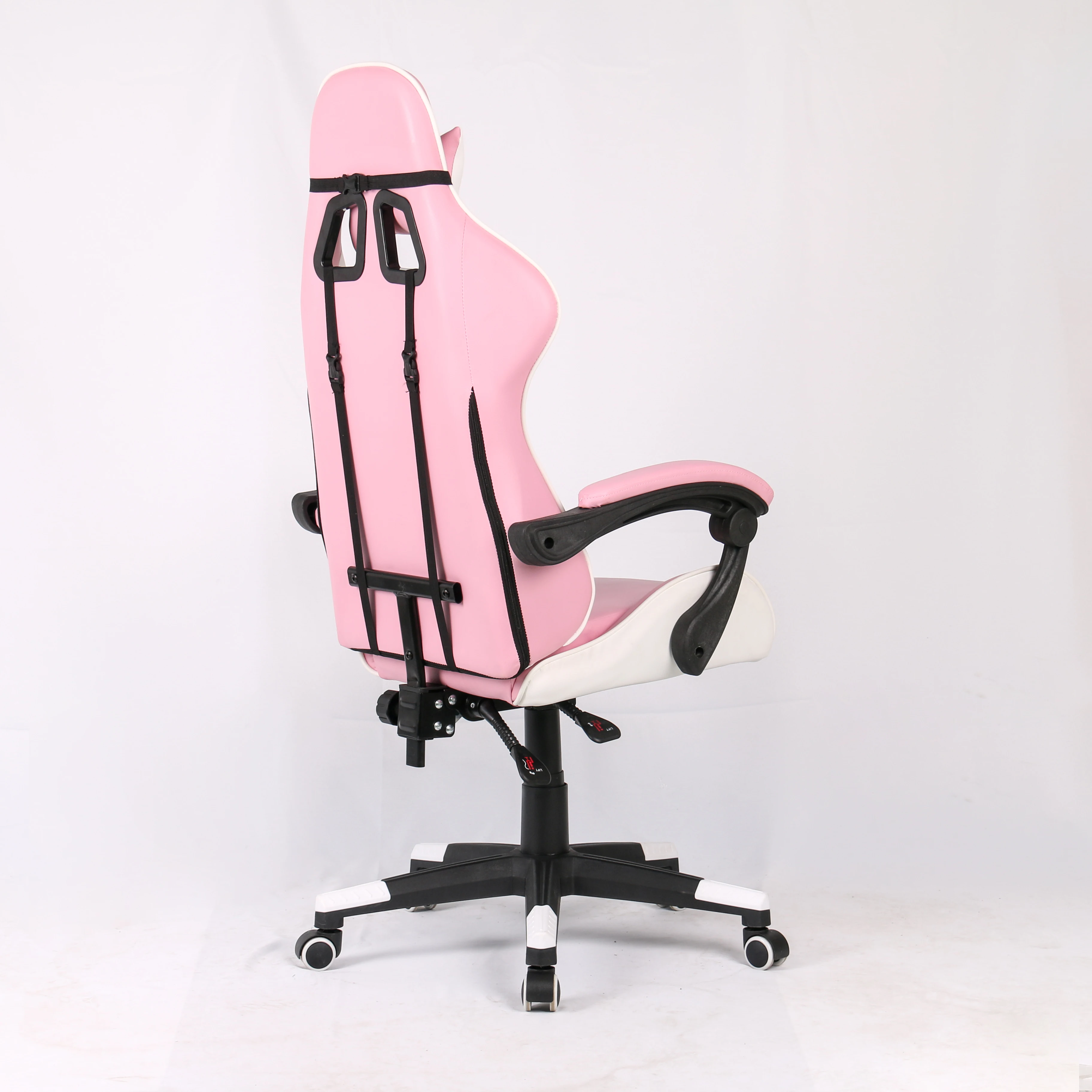 New High Back Racing Car Style Bucket Seat Office pink gaming chair