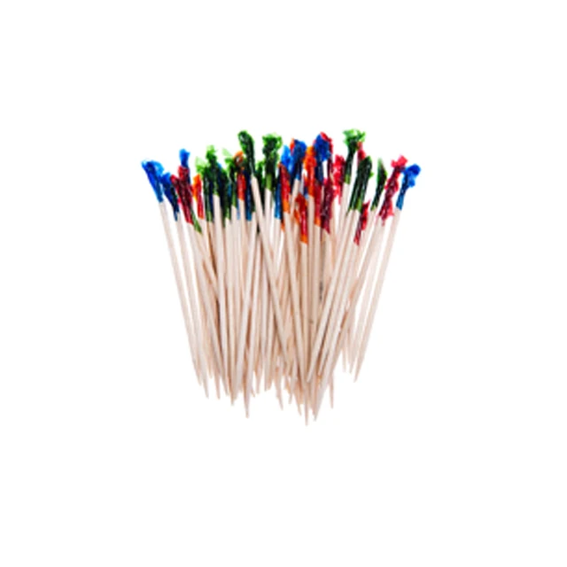 Party use decorative parasol  cellophane frill toothpicks  picks sticks