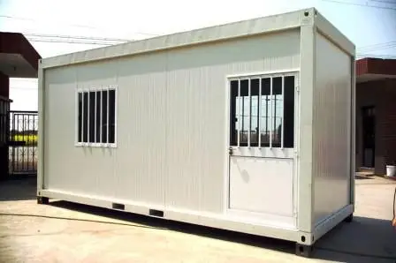 20ft Container Office Labor Camp accommodation small Prefab Container House Supplier 4 bedrooms for living log cabin