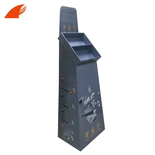 
Recycled Custom Printed Advertising Cell Phone Accessory Headphone Cardboard Counter Display 