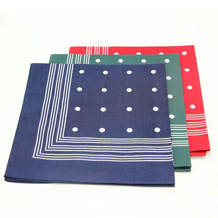 customized Traditional Designs Custom Color and Size Cotton Digital Printed Sport Bandanas