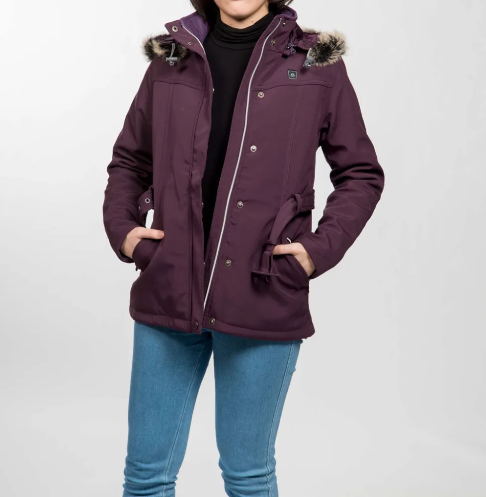 Heated Women Hooded Jacket From Wholesale Manufacturer