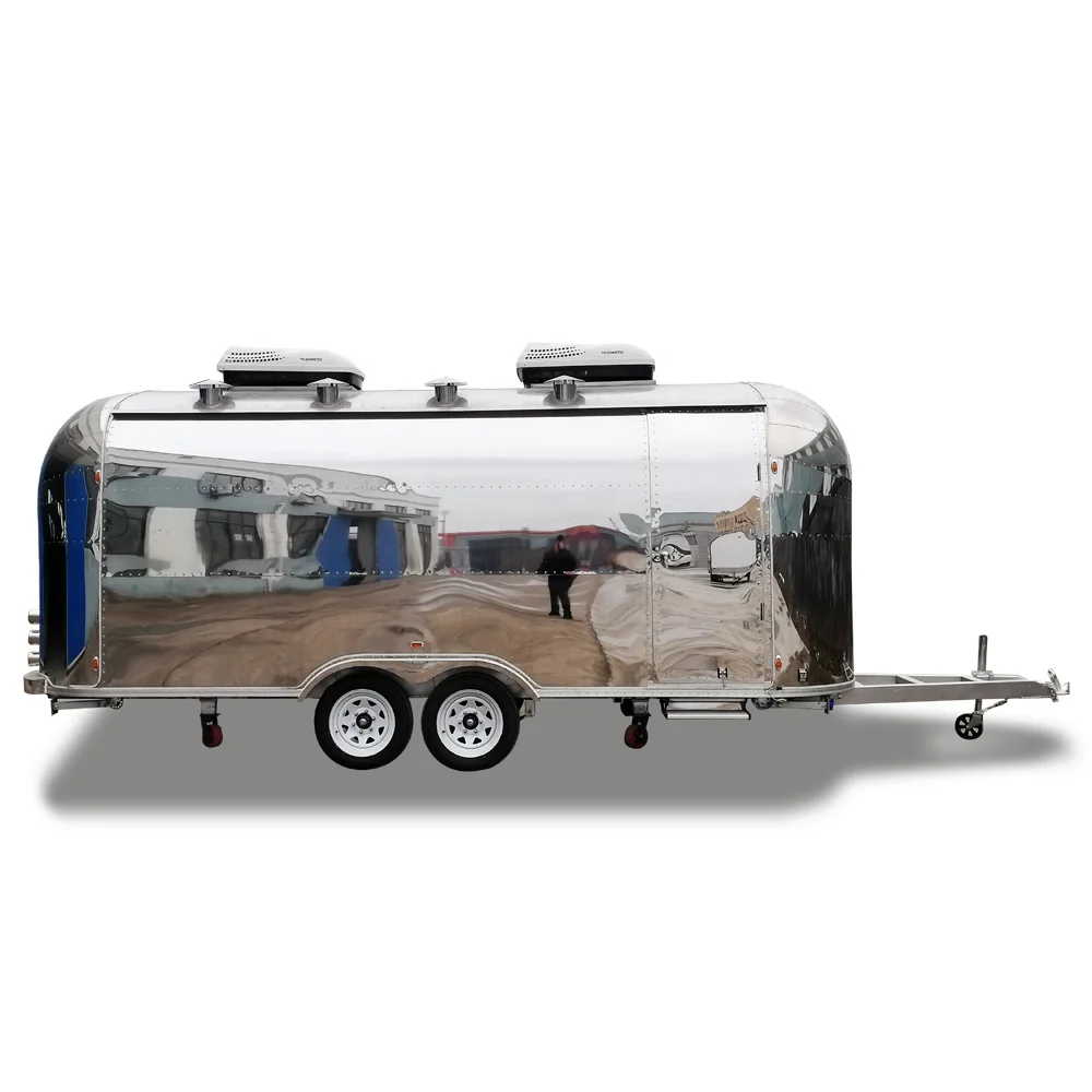 
UKUNG Travel Trailer Charm Sterling Silver Airstream Camper, airstream mobile kitchen 