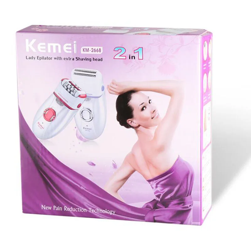 2 in 1 Electric Epilator for Women Body Depilatory Female Rechargeable Shaver Dep Ilation Machine Hair Removal 220 240V