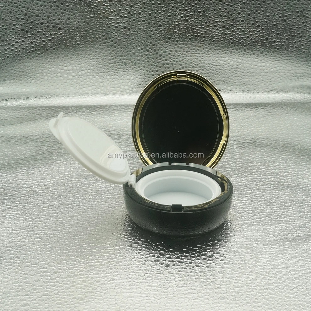 Black Air Cushion BB&CC Cream Container Empty Makeup Compact