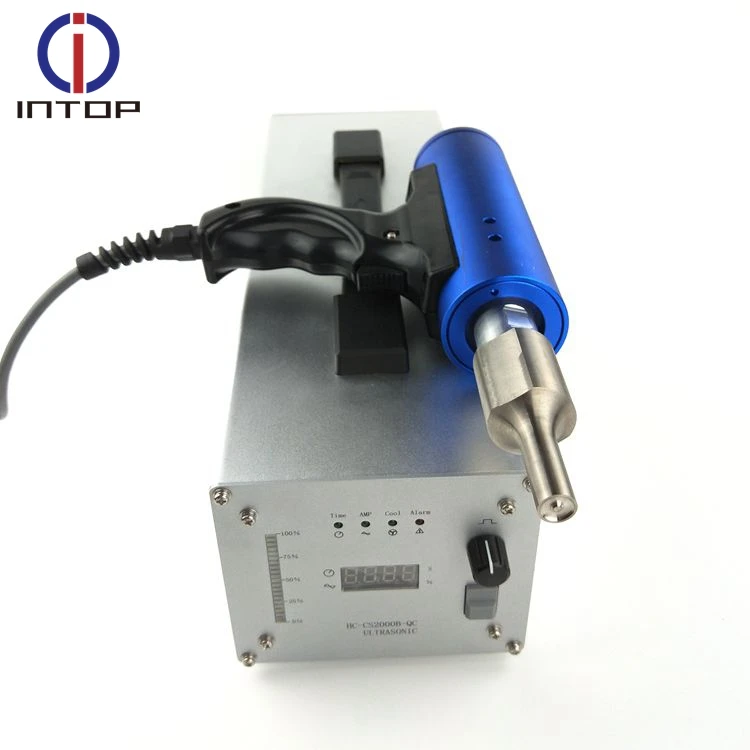 CE Approved ultrasound 800w ic card ultrasonic hand-held portable spot welding machine for plastic sealing welder
