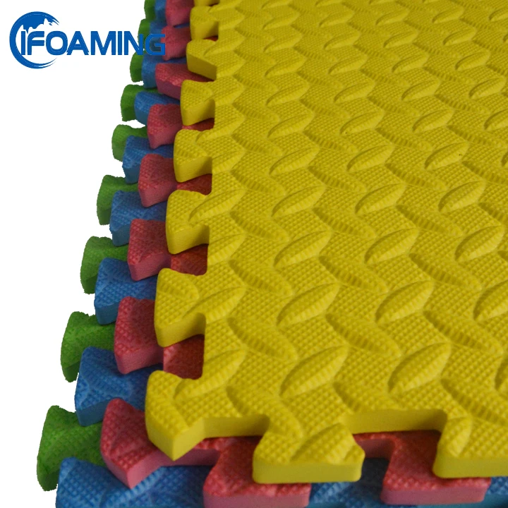 Plain Color Non-toxic Gym Judo EVA Flooring Puzzle Foam Mats