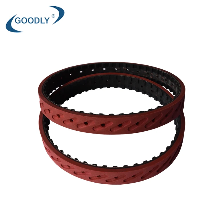Vertical packaging machine sink hole vulcanized rubber timing belt