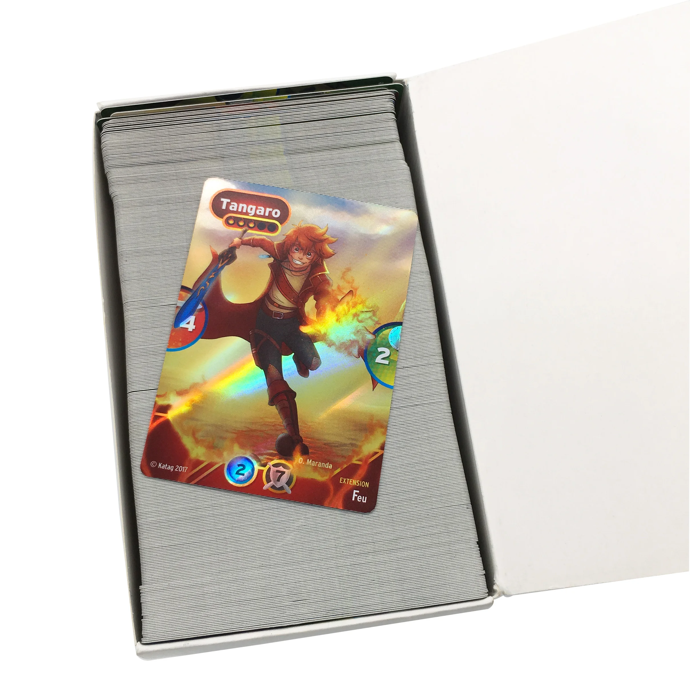 custom booster pack flow pack plastic trading cards