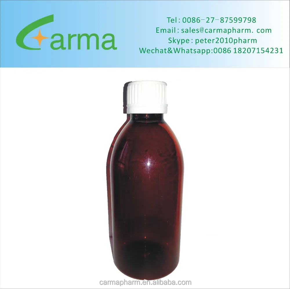 150ml Plastic Medicine Syrup Amber PET Bottle