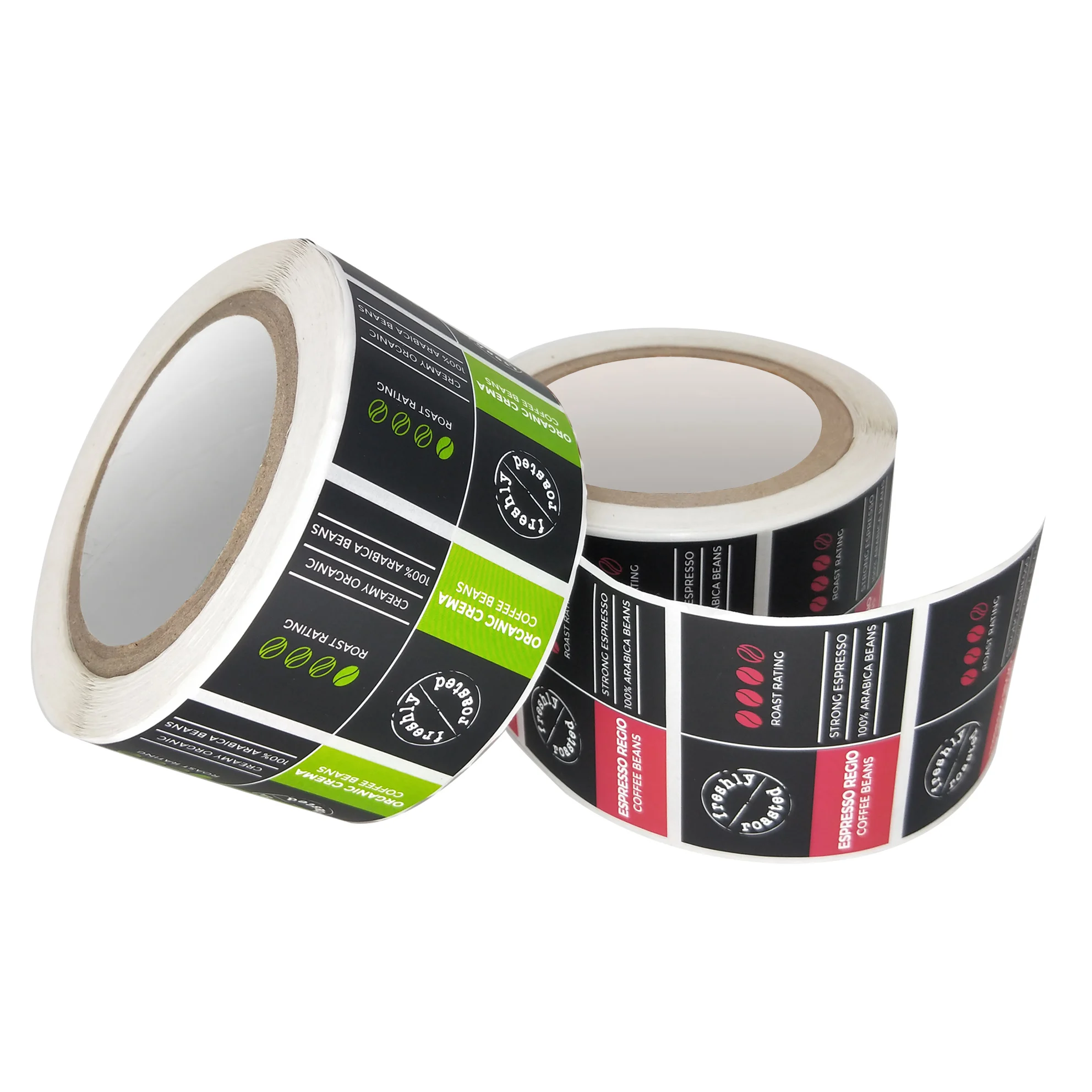 color printing cosmetic jar labels,self adhesive PE stickers