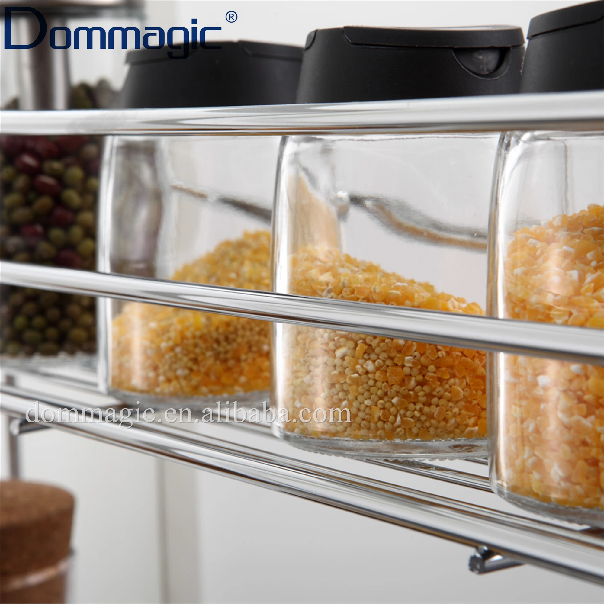 Kitchen Cabinet Pull Out Basket for Under-sink Corner Storage