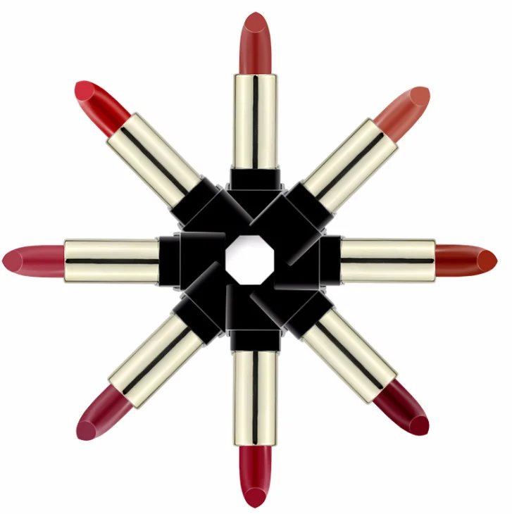 
Moisturizing and brightening 8 creamy matte vegan lipstick oem lip and cheek tint velvet cherry dark red lip stick cosmetic 