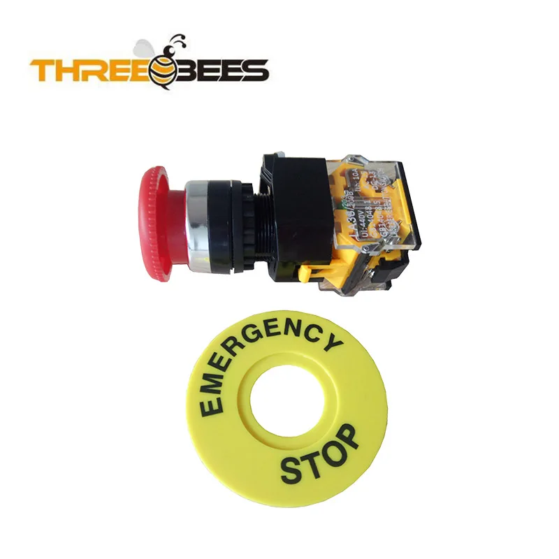 Водонепроницаемый аварийной остановки пластиковые кнопочный переключатель