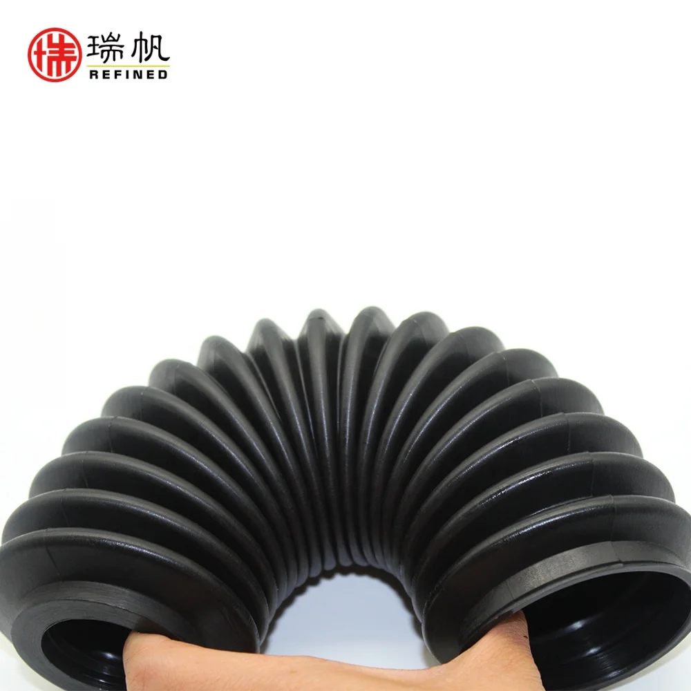 China custom expansion flexible joint large diameter rubber bellows